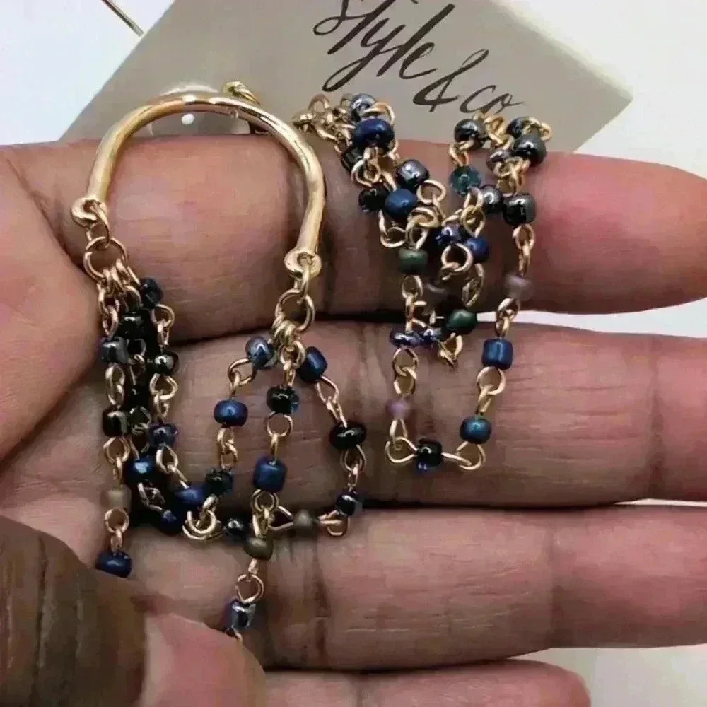 Style & Co statement earrings. - Picture 5 of 5